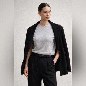 MASSIMO DUTTI - Textured Extrafine Cotton Tee